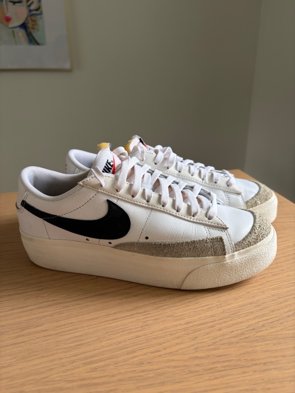 Women’s Nike Blazer Low Platform Sneakers Size 8.5